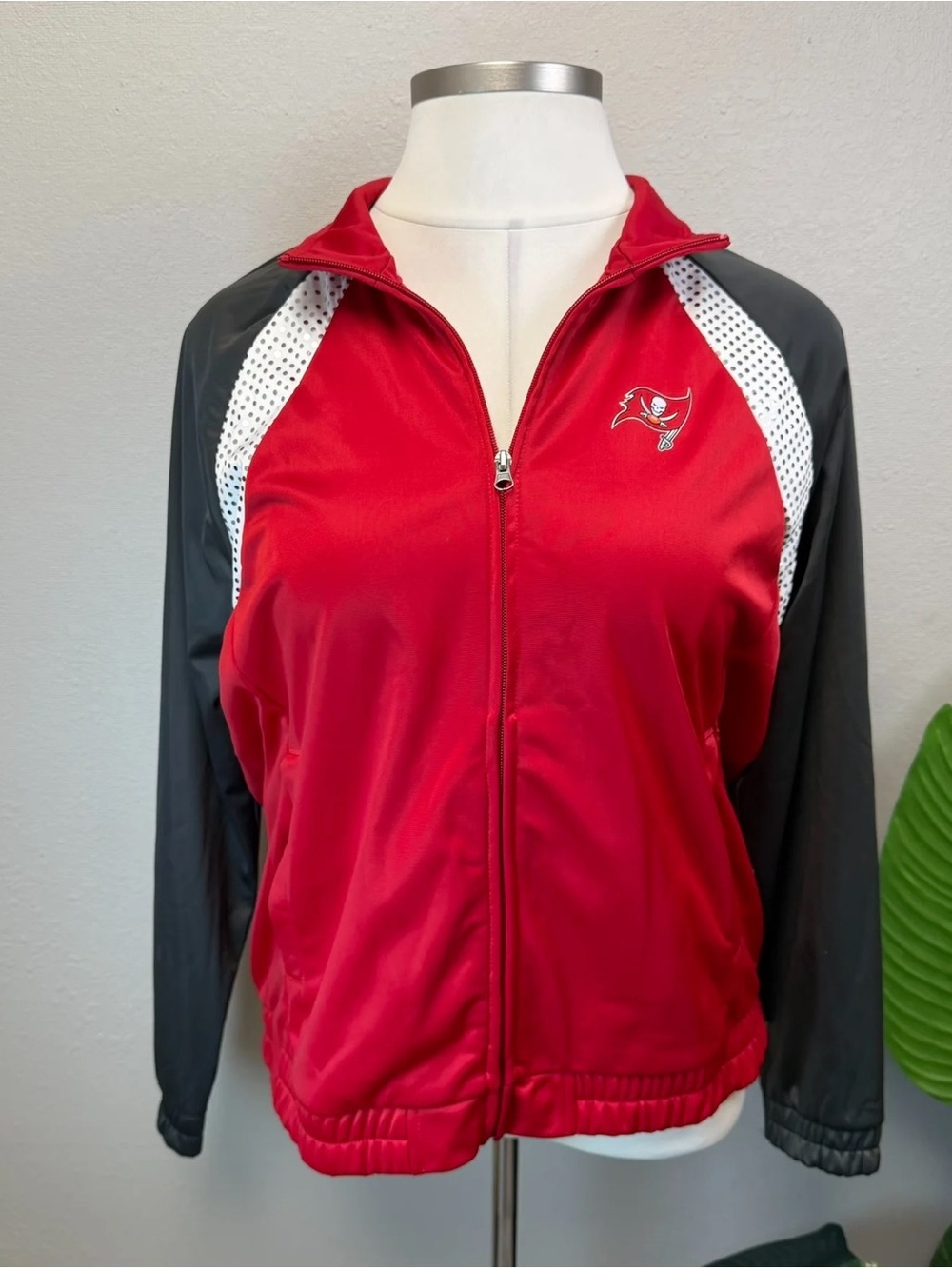 NFL Team Apparel Red & Grey Tampa Bay Buccaneers Jacket - Size XXL